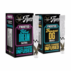 claybourne company liquid diamonds infused 5-pack of prerolls