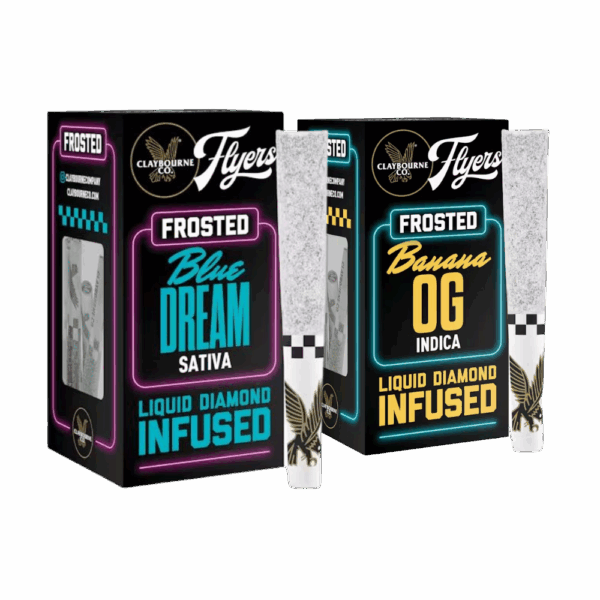 claybourne company liquid diamonds infused 5-pack of prerolls