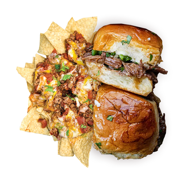 Sliders with Nachos